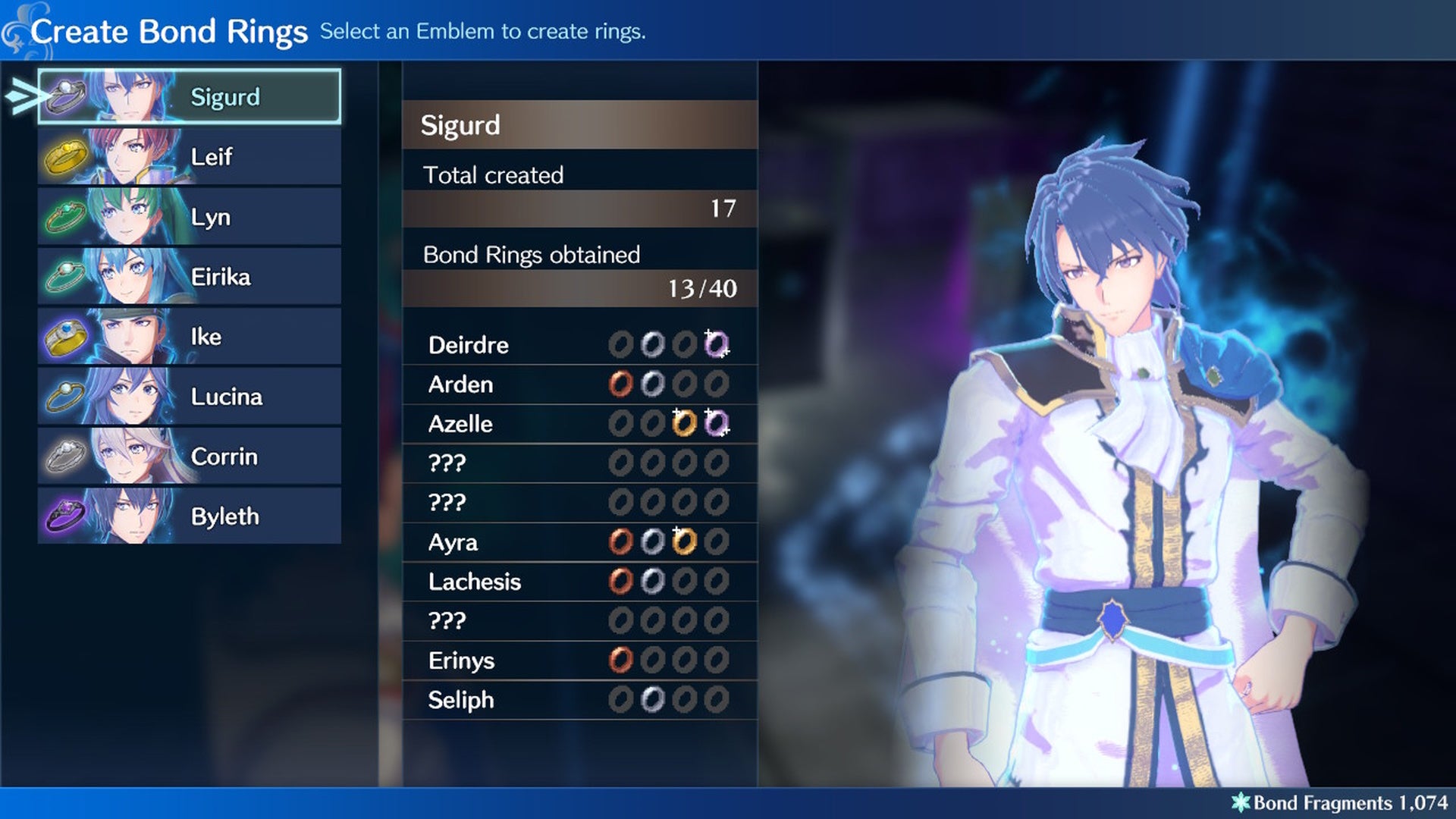 Fire Emblem Engage Bond Rings and what they do VG247